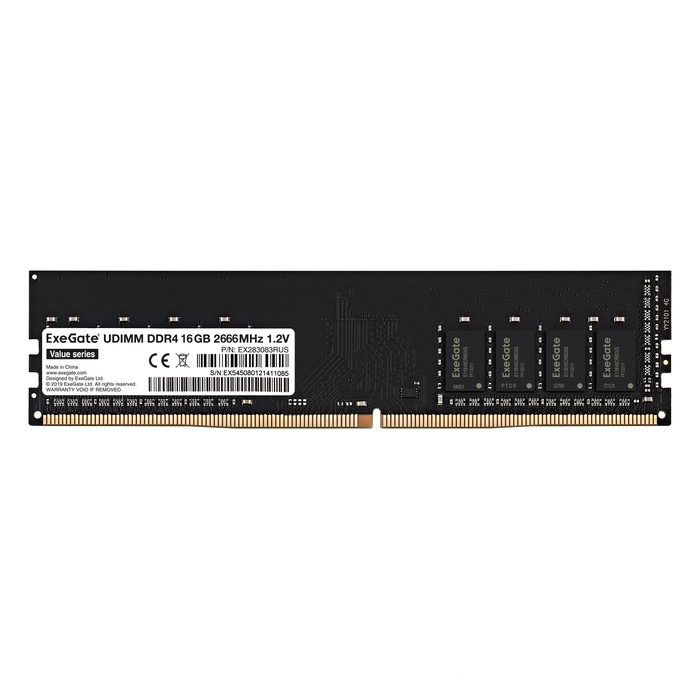Value DIMM DDR4 16GB PC4-21300 2666MHz