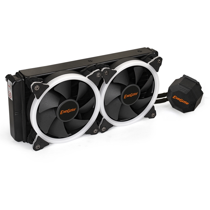 ExeGate BlackWater BlackWater-240. PWM. RGB ExeGate BlackWater BlackWater-240. PWM. RGB