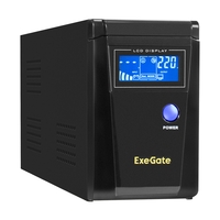 UPS (inverter, sinus, for boiler) ExeGate SineTower SN-600.LCD.AVR.2SH