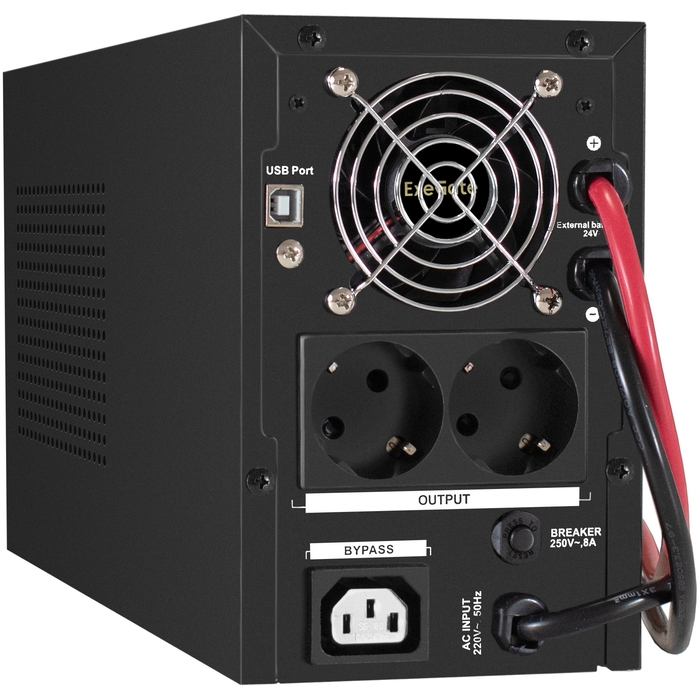 UPS (inverter, sinus, for boiler) ExeGate SineTower SZ-1500.LCD.AVR.2SH.1C13.USB