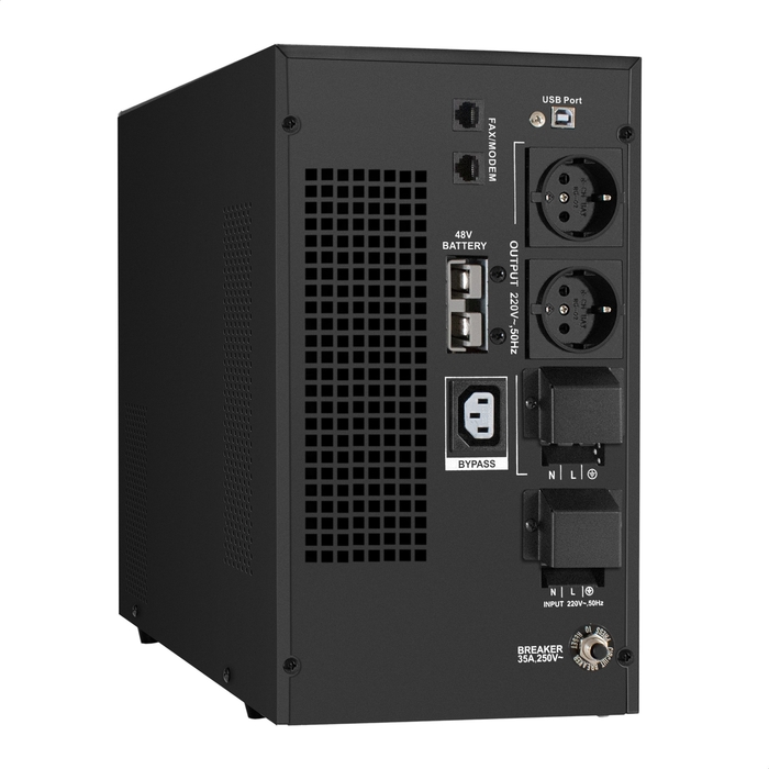 UPS (inverter, sinus, for boiler) ExeGate SineTower SZ-5000.LCD.AVR.2SH.1C13.T.RJ.USB