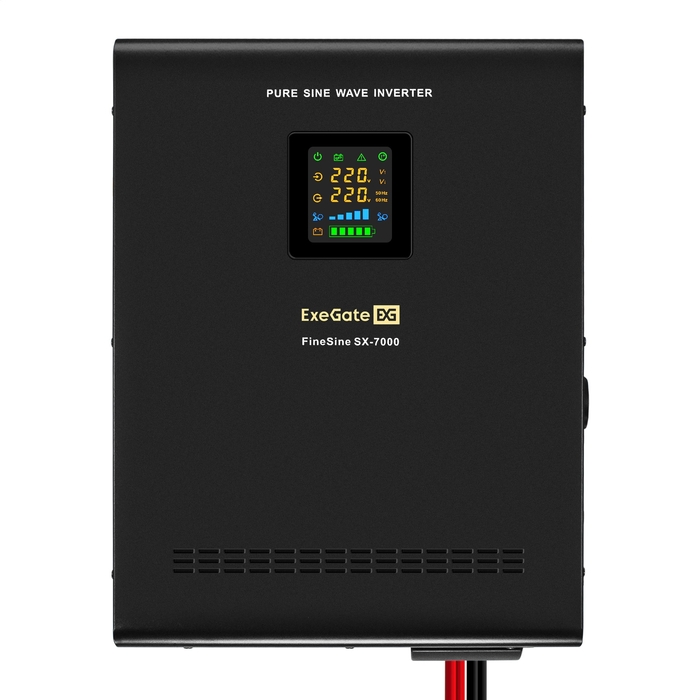 UPS (inverter, sinus, for boiler, wall-mounted) ExeGate FineSine SX-7000.LCD.AVR.2SH.T