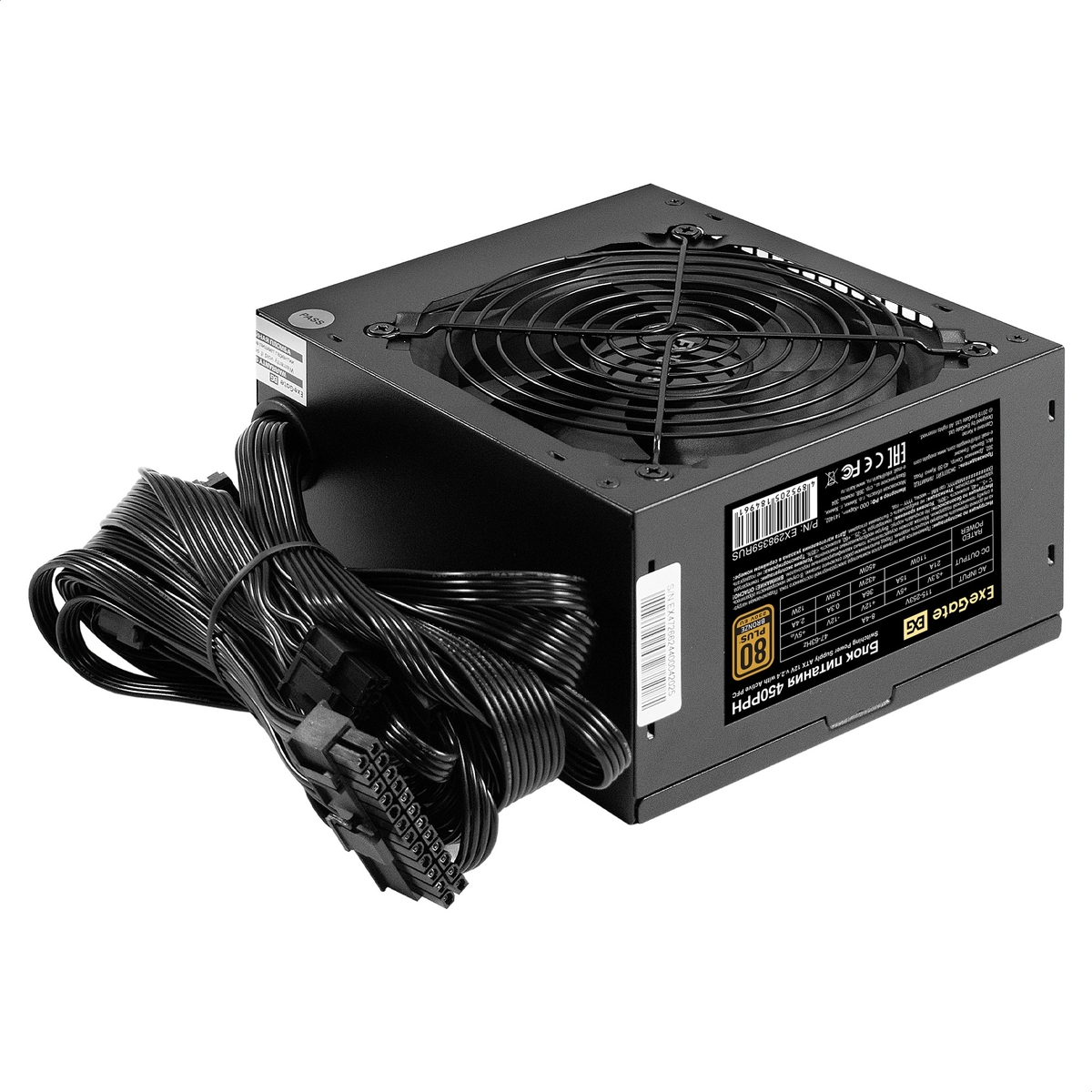 PSU 450W ExeGate 80 PLUS Bronze 450PPH-OEM PSU 450W ExeGate 80 PLUS Bronze 450PPH-OEM