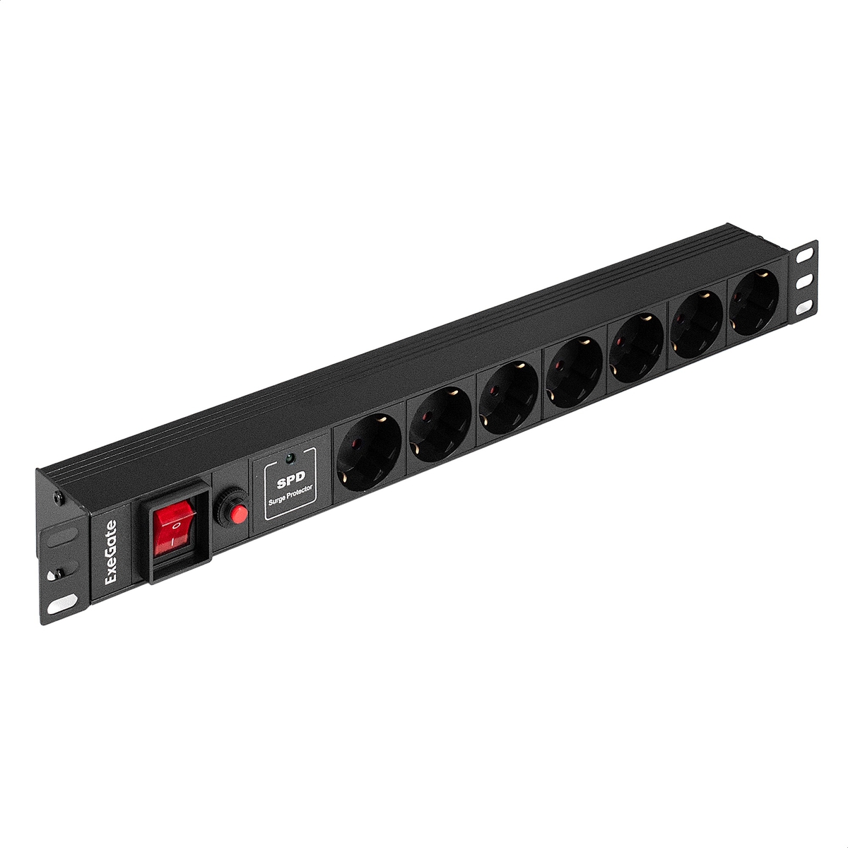 PDU ExeGate ServerPro PDU-19H702 Al-7S-C14-SW-O-SPD1 PDU ExeGate ServerPro PDU-19H702 Al-7S-C14-SW-O-SPD1