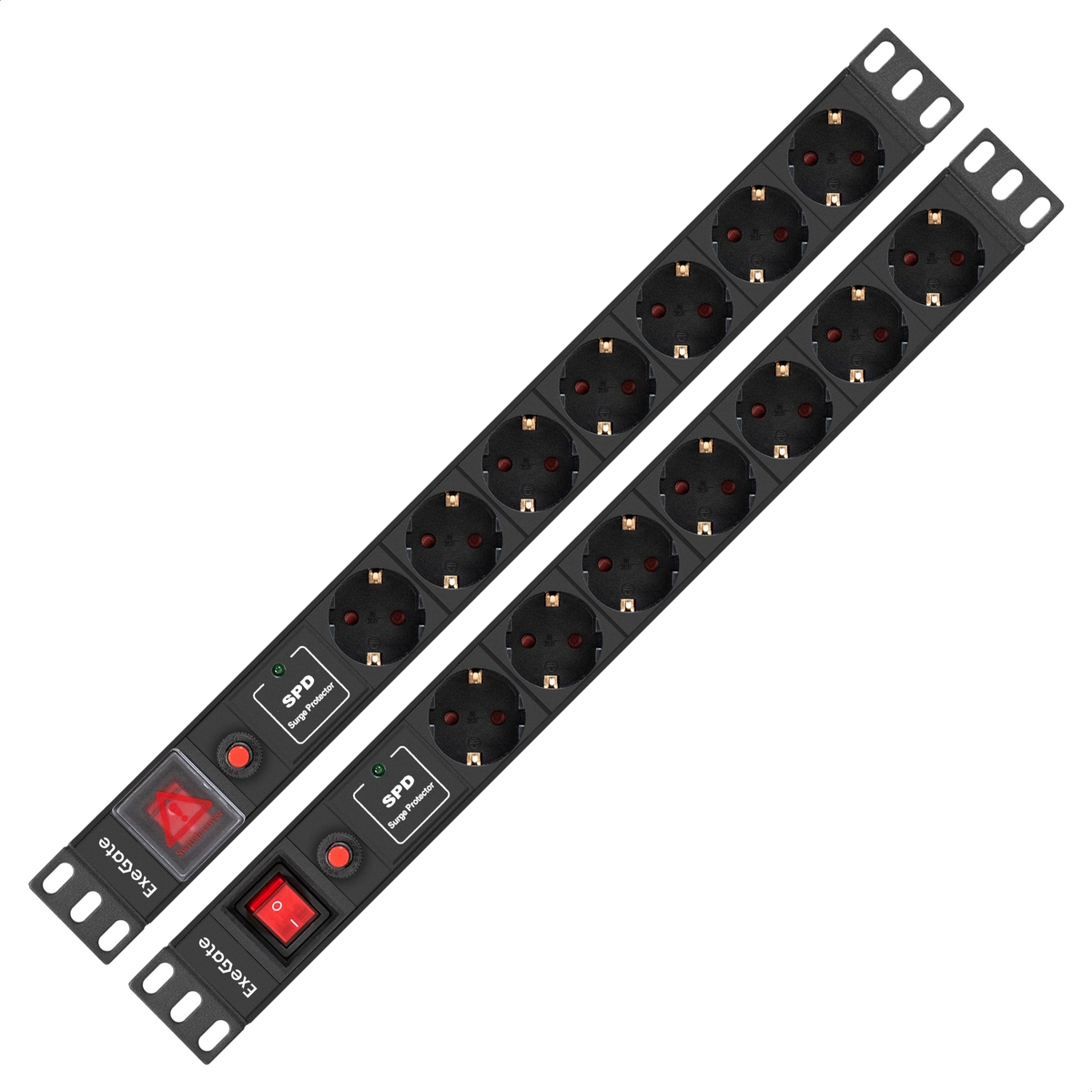 PDU ExeGate ServerPro PDU-19H702 Al-7S-C14-SW-O-SPD1 PDU ExeGate ServerPro PDU-19H702 Al-7S-C14-SW-O-SPD1