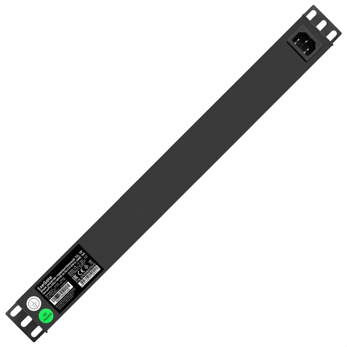 PDU ExeGate ServerPro PDU-19H702 Al-7S-C14-SW-O-SPD1 PDU ExeGate ServerPro PDU-19H702 Al-7S-C14-SW-O-SPD1