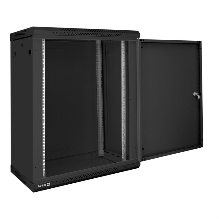 Telecommunication cabinet 19" 15U ExeGate EC-WM-15U.450.M.BLACK Telecommunication cabinet 19" 15U ExeGate EC-WM-15U.450.M.BLACK
