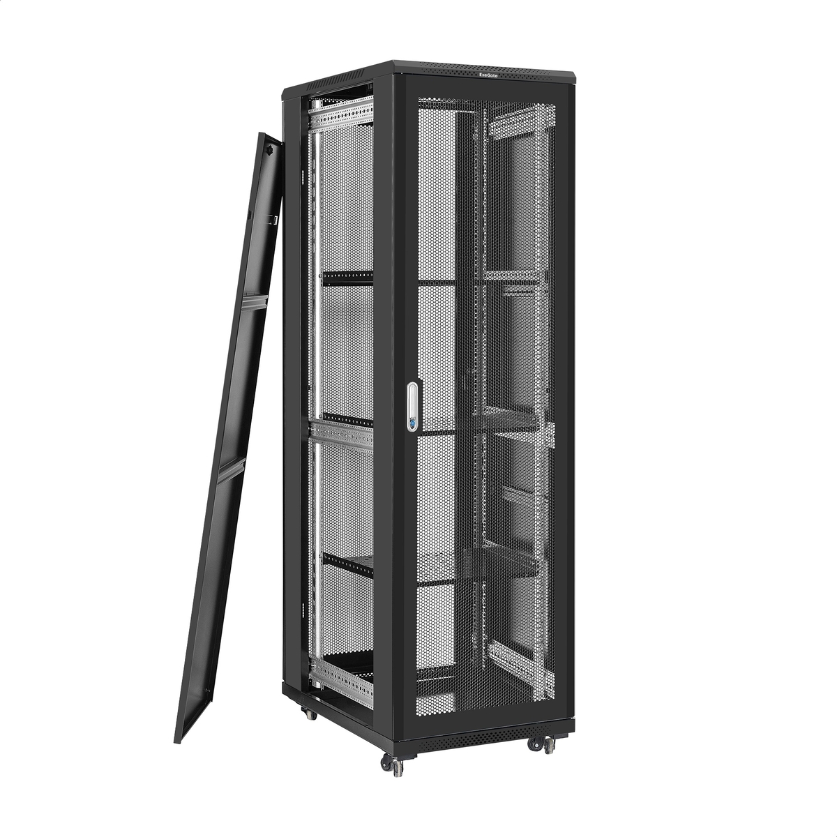 Telecommunication cabinet 19" 42U ExeGate EC-FS-42U.600.800.V.V.BLACK Telecommunication cabinet 19" 42U ExeGate EC-FS-42U.600.800.V.V.BLACK