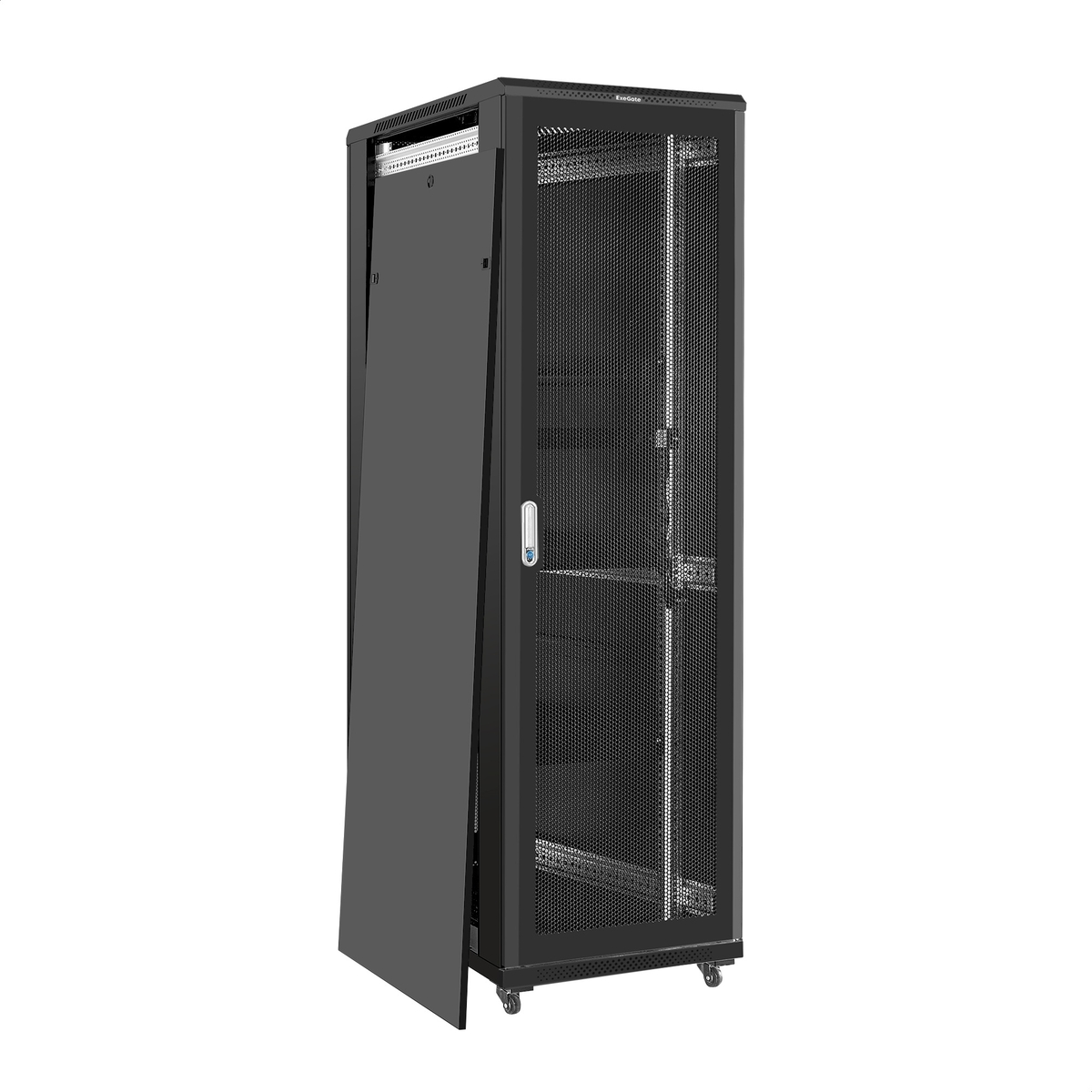 Telecommunication cabinet 19" 42U ExeGate EC-FS-42U.600.1000.V.V.BLACK Telecommunication cabinet 19" 42U ExeGate EC-FS-42U.600.1000.V.V.BLACK