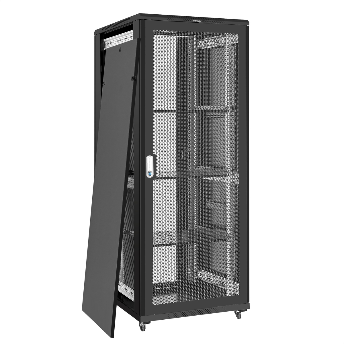 Telecommunication cabinet 19" 42U ExeGate EC-FS-42U.800.1000.V.V.BLACK Telecommunication cabinet 19" 42U ExeGate EC-FS-42U.800.1000.V.V.BLACK