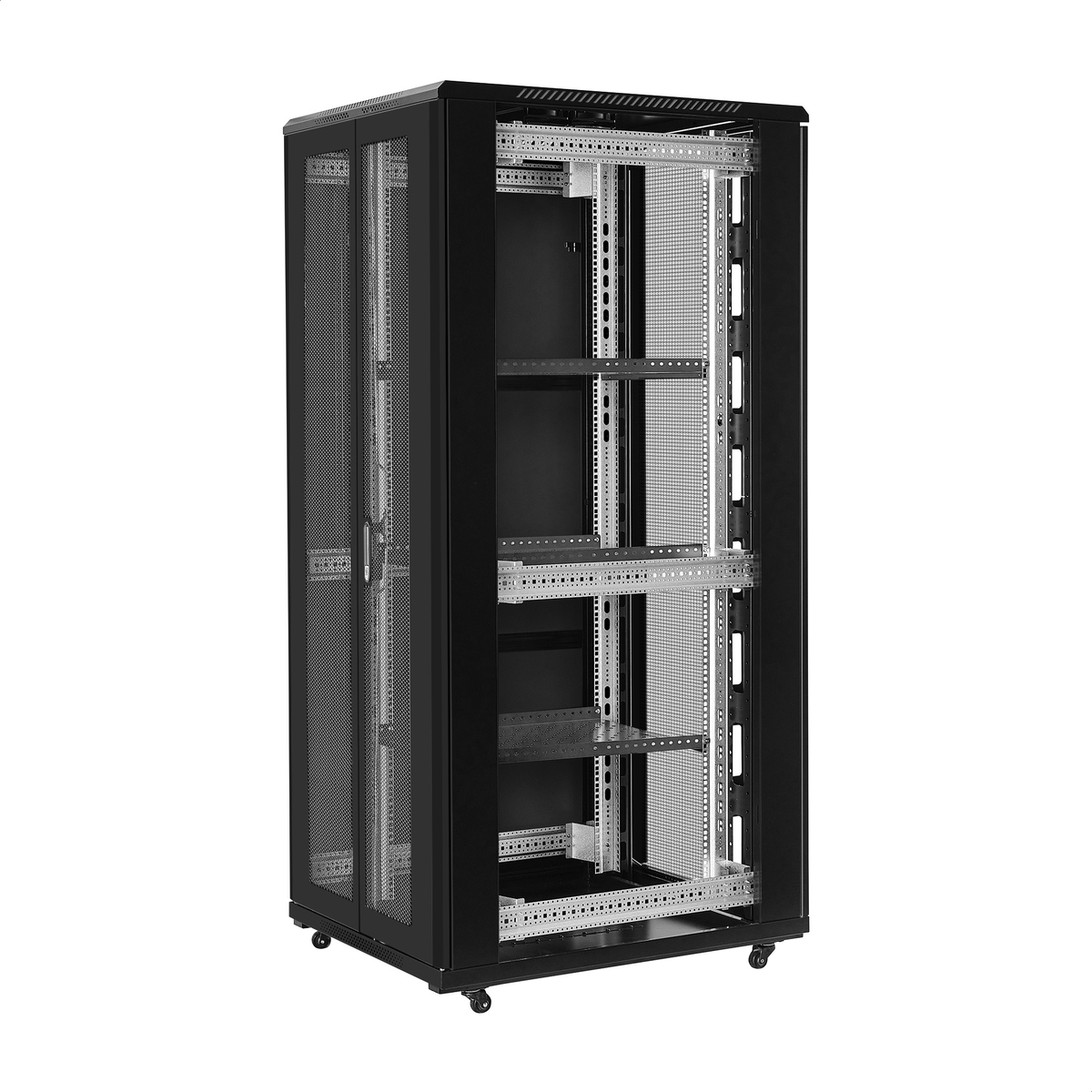 Telecommunication cabinet 19" 42U ExeGate EC-FS-42U.800.1000.V.V.BLACK Telecommunication cabinet 19" 42U ExeGate EC-FS-42U.800.1000.V.V.BLACK