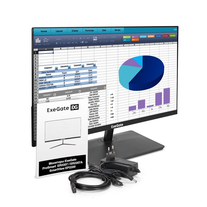 Monitor 21.5" ExeGate SmartView EP2200 Monitor 21.5" ExeGate SmartView EP2200