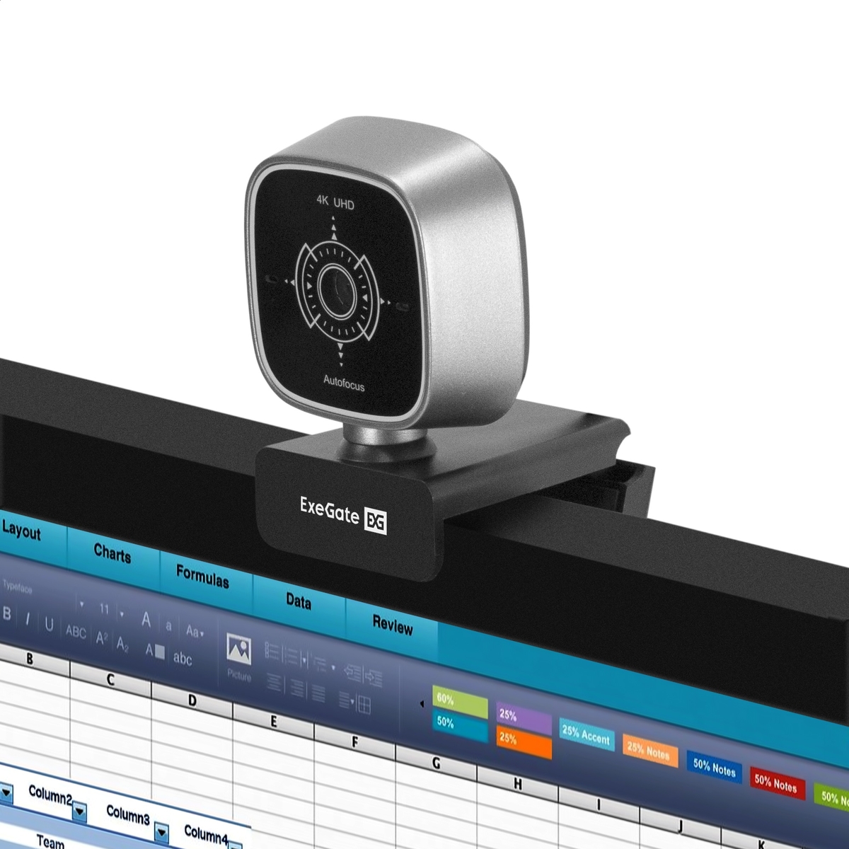 Web camera ExeGate Stream MX 4K UHD AF Web camera ExeGate Stream MX 4K UHD AF