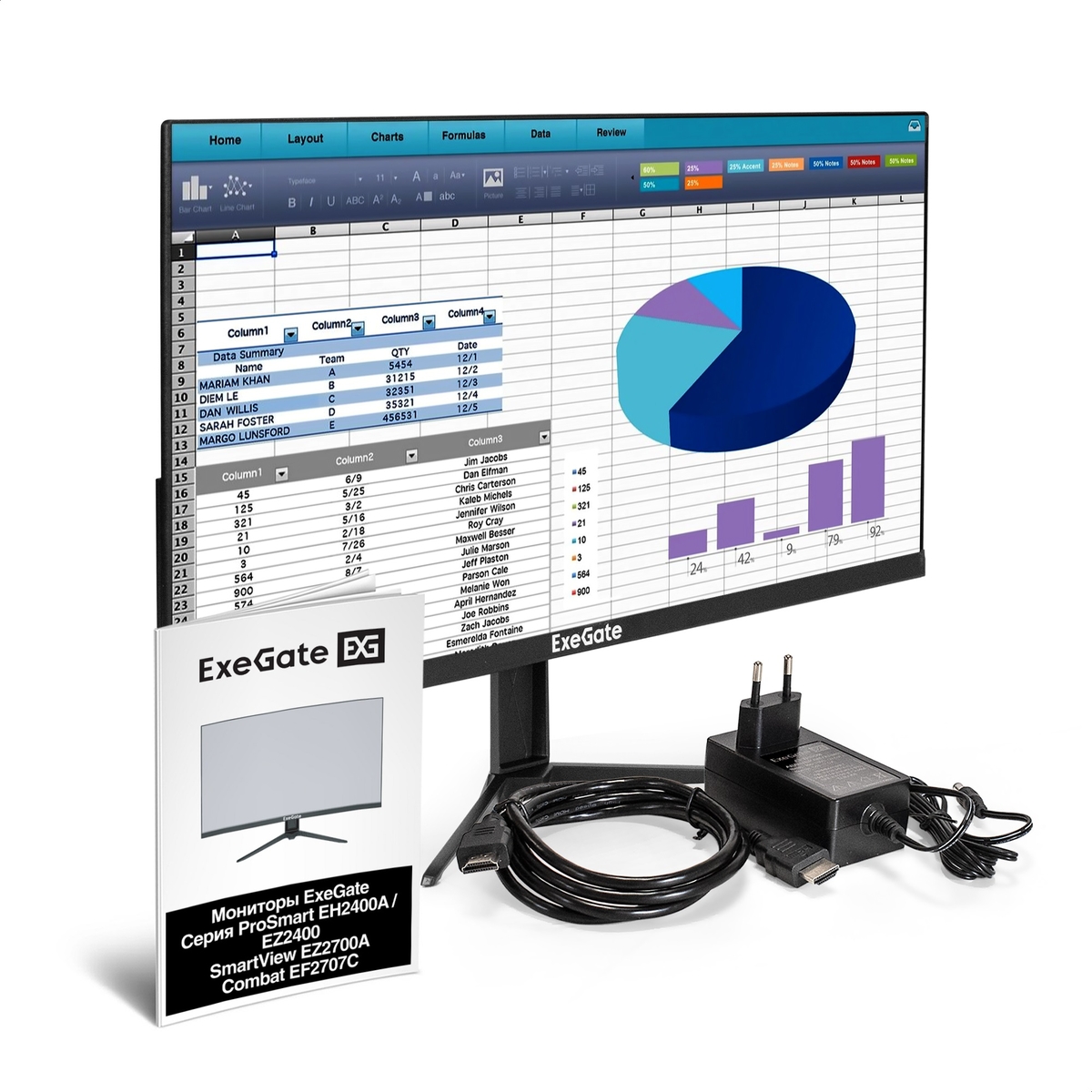 Monitor 23.8" ExeGate ProSmart EH2400A Monitor 23.8" ExeGate ProSmart EH2400A