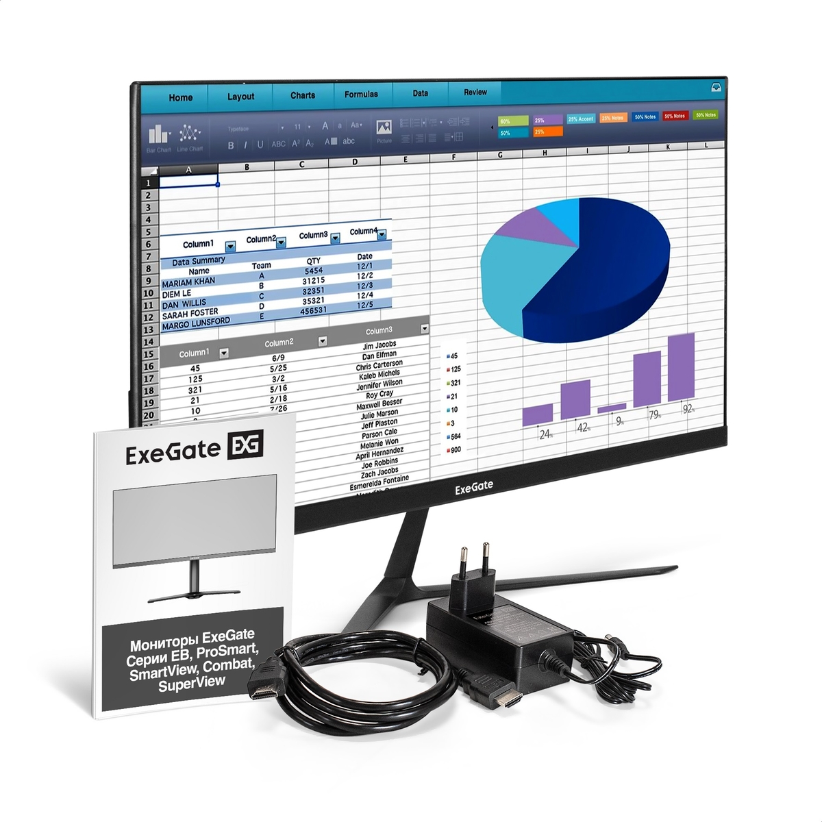 Monitor 24.5" ExeGate SmartView EH1500TA Monitor 24.5" ExeGate SmartView EH1500TA