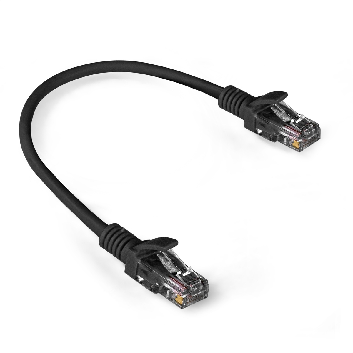 Patch cord ExeGate UTP-RJ45-RJ45-5e-CU-0,3M-BK Patch cord ExeGate UTP-RJ45-RJ45-5e-CU-0,3M-BK