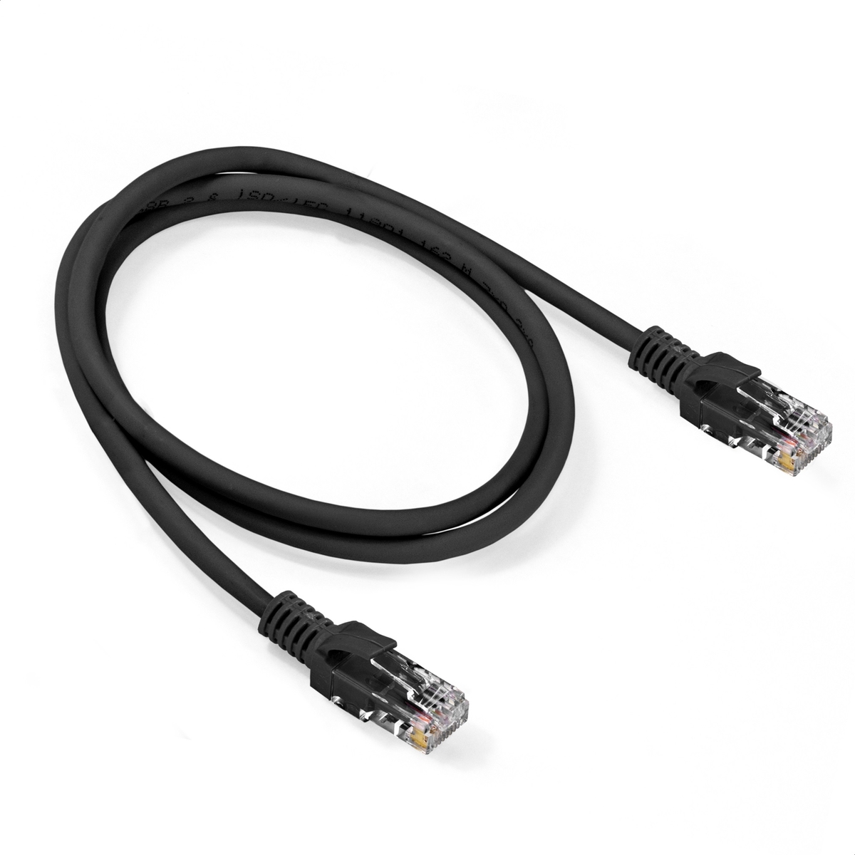 Patch cord ExeGate UTP-RJ45-RJ45-5e-CU-1M-BK Patch cord ExeGate UTP-RJ45-RJ45-5e-CU-1M-BK