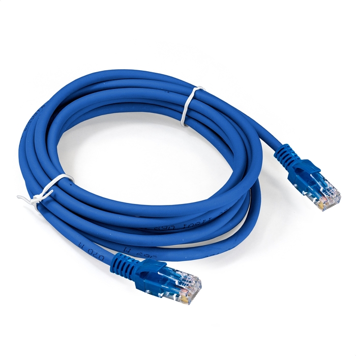 Patch cord ExeGate UTP-RJ45-RJ45-5e-CU-3M-BL Patch cord ExeGate UTP-RJ45-RJ45-5e-CU-3M-BL