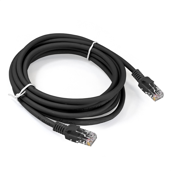 Patch cord ExeGate UTP-RJ45-RJ45-5e-CU-3M-BK Patch cord ExeGate UTP-RJ45-RJ45-5e-CU-3M-BK