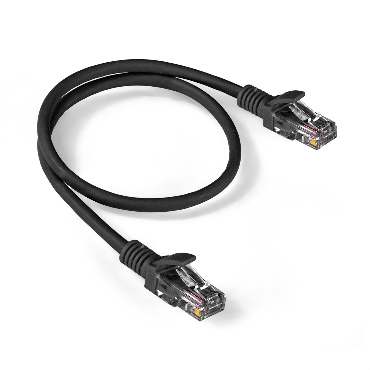 Patch cord ExeGate UTP-RJ45-RJ45-5e-0,5M-BK Patch cord ExeGate UTP-RJ45-RJ45-5e-0,5M-BK