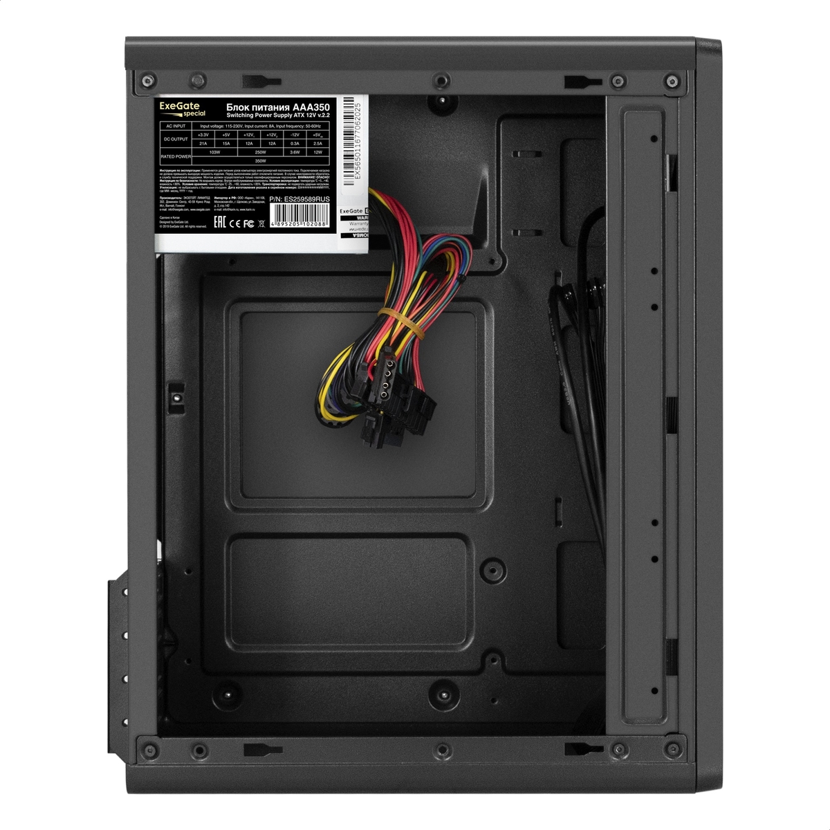 Minitower ExeGate BAA-503U2-AAA350 Minitower ExeGate BAA-503U2-AAA350