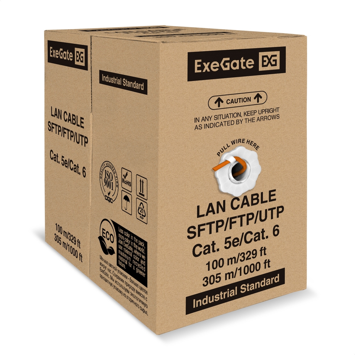 Cable ExeGate FUTP4-C6-CCA-S23-IN-LSZH-OR-305 FTP Cable ExeGate FUTP4-C6-CCA-S23-IN-LSZH-OR-305 FTP