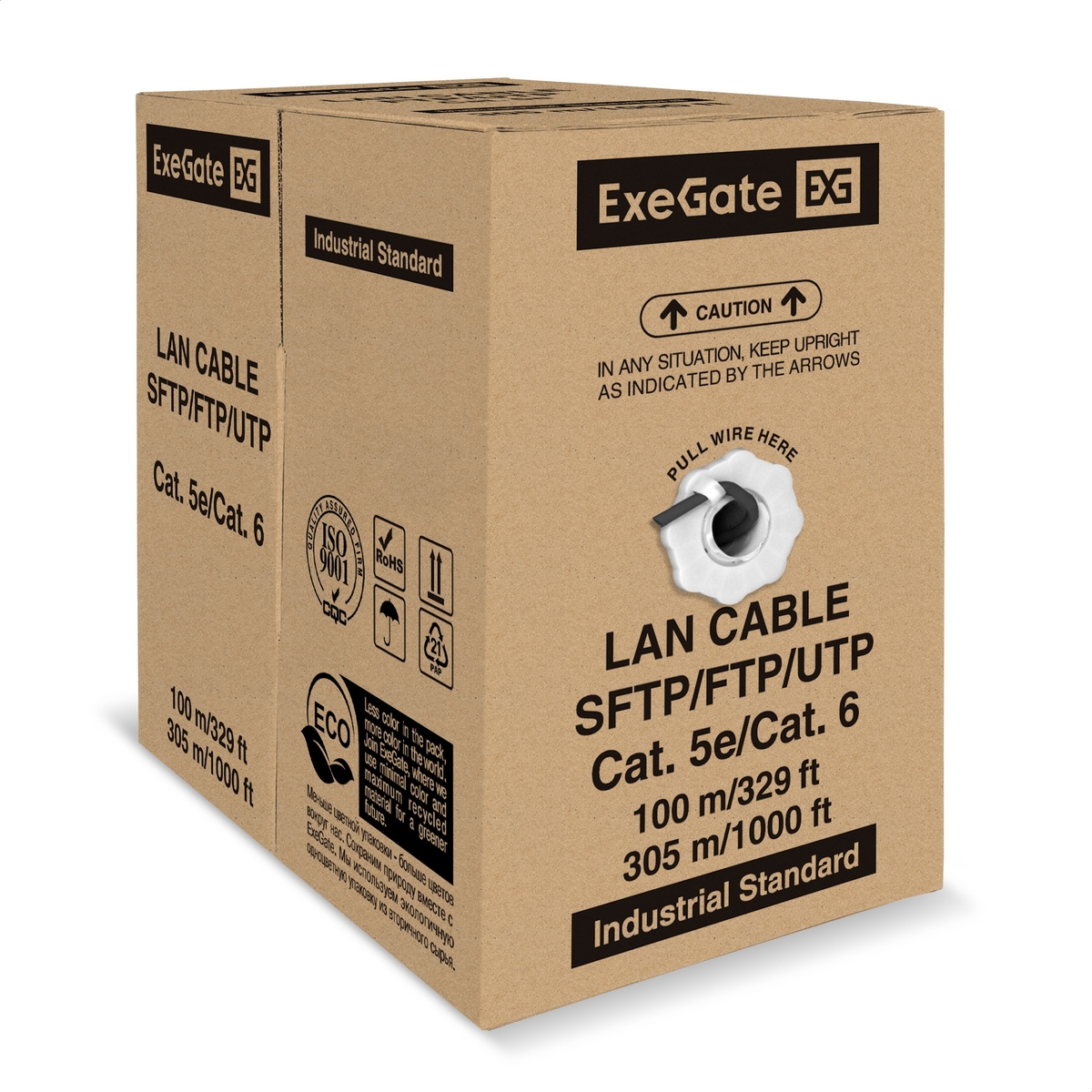 Cable ExeGate Special FUTP4-C5e-CU-S24-OUT-PE-BK-305-FLUKE FTP Cable ExeGate Special FUTP4-C5e-CU-S24-OUT-PE-BK-305-FLUKE FTP