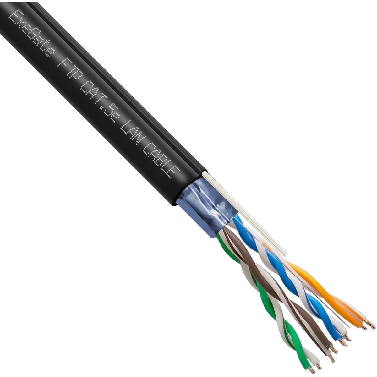Cable ExeGate FUTP4-C5e-CCA-S24-SW-OUT-PE-BK-305 FTP Cable ExeGate FUTP4-C5e-CCA-S24-SW-OUT-PE-BK-305 FTP