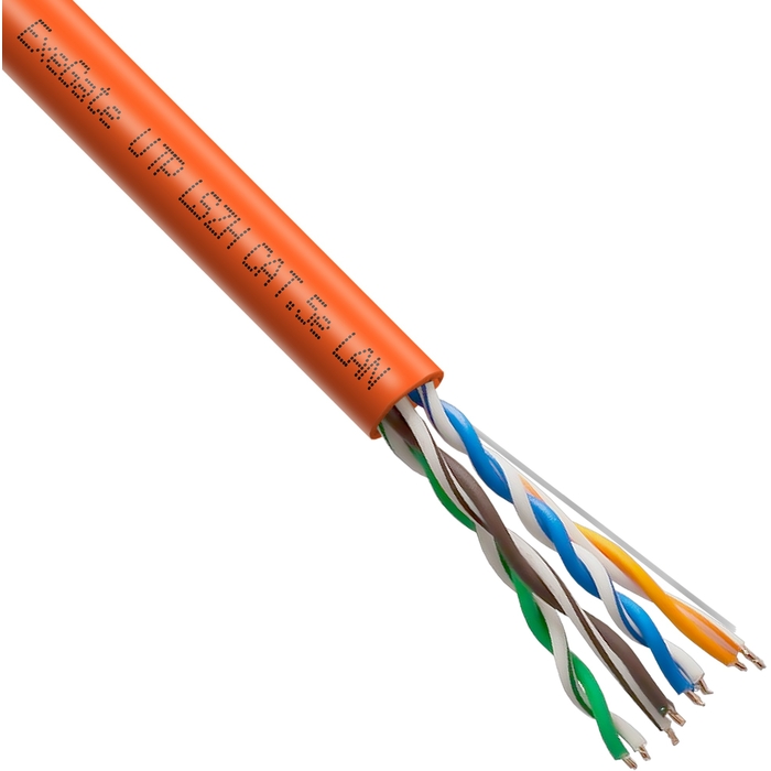 Cable ExeGate UTP4-C5e-CU-S24-IN-LSZH-OR-305-FLUKE UTP Cable ExeGate UTP4-C5e-CU-S24-IN-LSZH-OR-305-FLUKE UTP