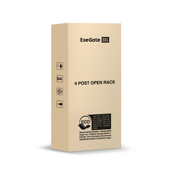 Open telecommunications rack ExeGate EOR2-24U.1000.BLACK Open telecommunications rack ExeGate EOR2-24U.1000.BLACK