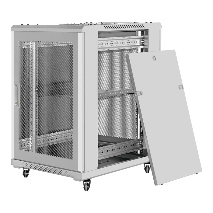 Telecommunication cabinet 19" 18U ExeGate EC-FS-18U.600.800.V.GREY Telecommunication cabinet 19" 18U ExeGate EC-FS-18U.600.800.V.GREY