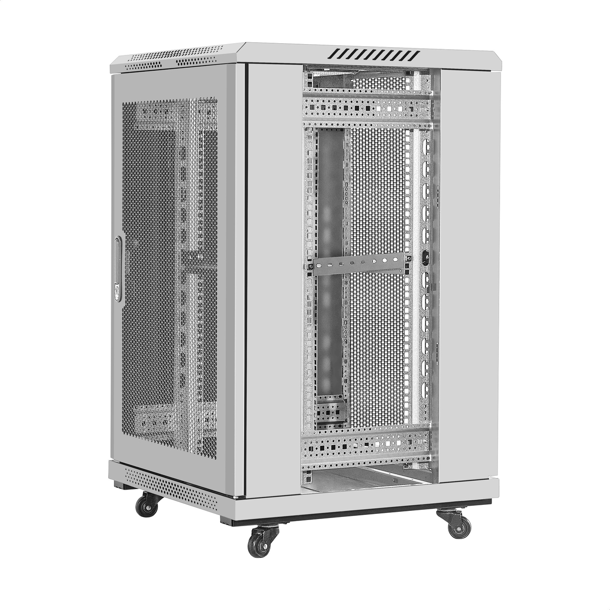 Telecommunication cabinet 19" 18U ExeGate EC-FS-18U.600.600.V.GREY Telecommunication cabinet 19" 18U ExeGate EC-FS-18U.600.600.V.GREY