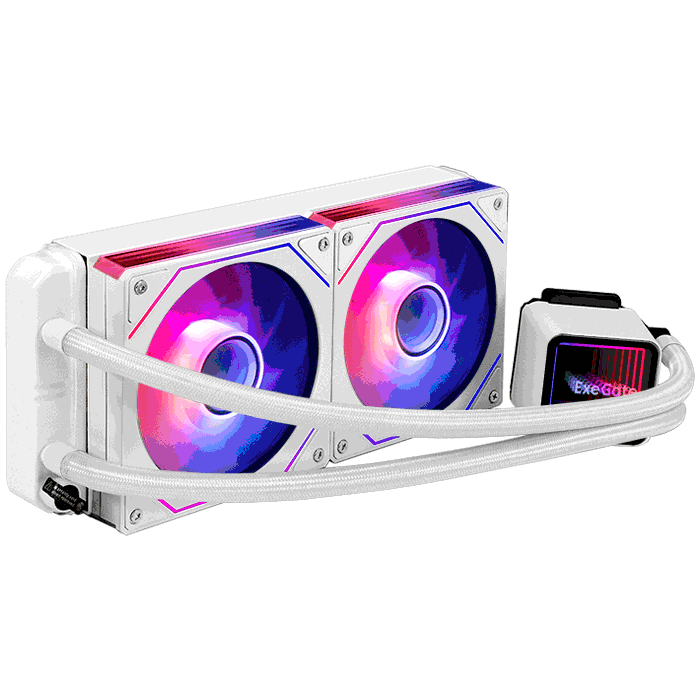ExeGate BlackWater-240.PRISM.PWM.ARGB.White ExeGate BlackWater-240.PRISM.PWM.ARGB.White