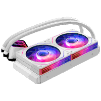 ExeGate BlackWater-240.PRISM.PWM.ARGB.White ExeGate BlackWater-240.PRISM.PWM.ARGB.White
