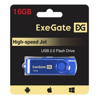 USB flash drive ExeGate Jet 16GB blue USB flash drive ExeGate Jet 16GB blue