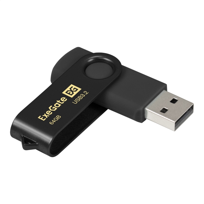 Flash drive USB3.2 Gen1 ExeGate Jet Ultra 64GB black Flash drive USB3.2 Gen1 ExeGate Jet Ultra 64GB black