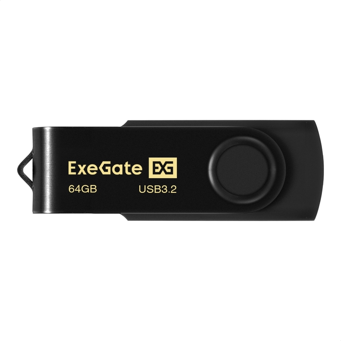 Flash drive USB3.2 Gen1 ExeGate Jet Ultra 64GB black Flash drive USB3.2 Gen1 ExeGate Jet Ultra 64GB black