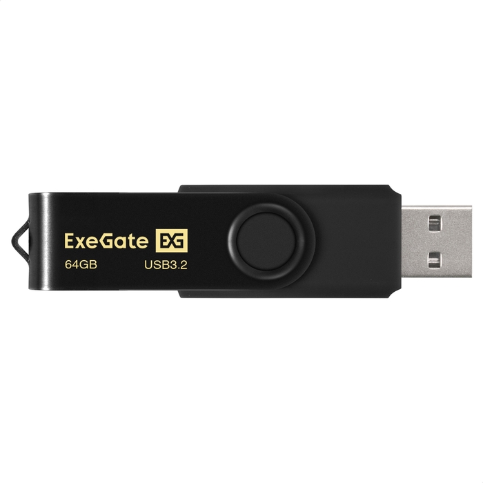 Flash drive USB3.2 Gen1 ExeGate Jet Ultra 64GB black Flash drive USB3.2 Gen1 ExeGate Jet Ultra 64GB black