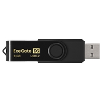 Flash drive USB3.2 Gen1 ExeGate Jet Ultra 64GB black Flash drive USB3.2 Gen1 ExeGate Jet Ultra 64GB black
