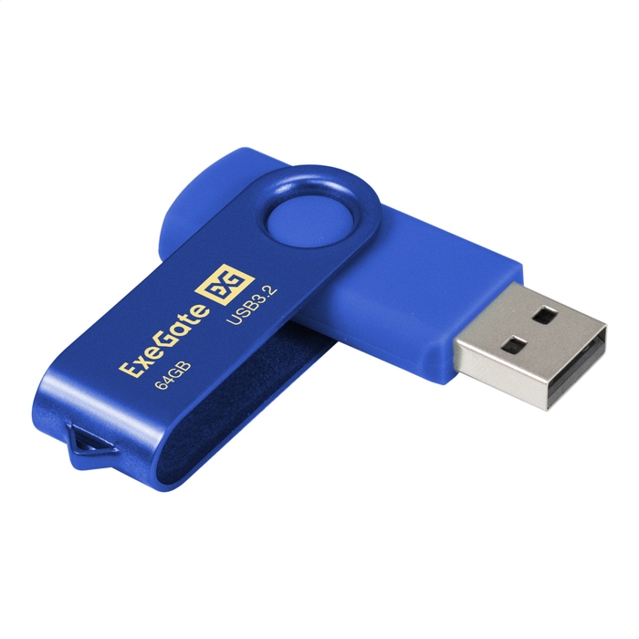 Flash drive USB3.2 Gen1 ExeGate Jet Ultra 64GB blue Flash drive USB3.2 Gen1 ExeGate Jet Ultra 64GB blue