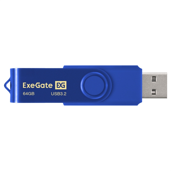 Flash drive USB3.2 Gen1 ExeGate Jet Ultra 64GB blue Flash drive USB3.2 Gen1 ExeGate Jet Ultra 64GB blue