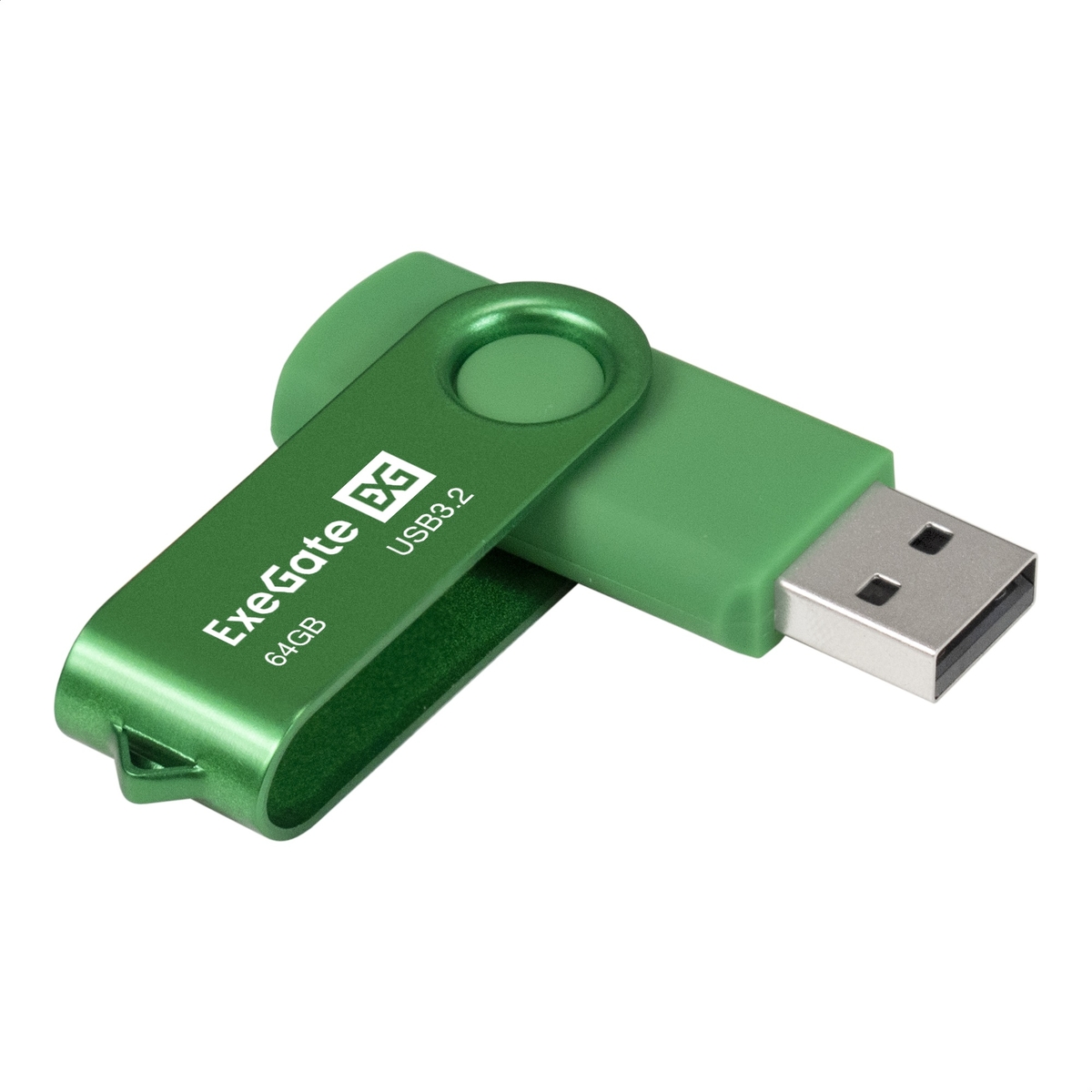 Flash drive USB3.2 Gen1 ExeGate Jet Ultra 64GB green Flash drive USB3.2 Gen1 ExeGate Jet Ultra 64GB green