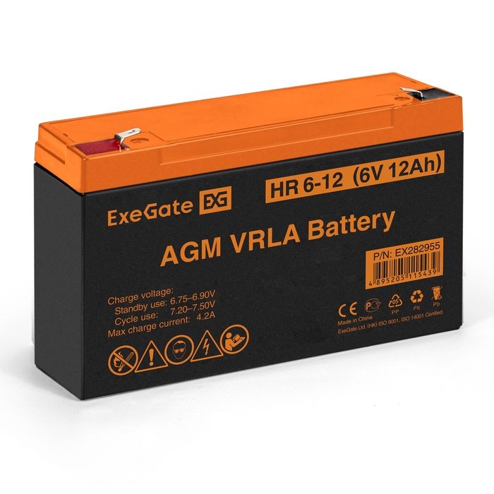 Battery ExeGate HR 6-12 Battery ExeGate HR 6-12