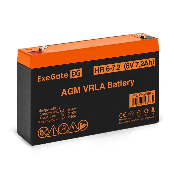 Battery ExeGate HR 6-7.2 Battery ExeGate HR 6-7.2
