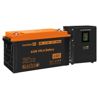 UPS set ExeGate FineSine SX-800.LCD.AVR.2SH + battery HRL 12-120 (12V, 120Ah), 1 piece UPS set ExeGate FineSine SX-800.LCD.AVR.2SH + battery HRL 12-120 (12V, 120Ah), 1 piece