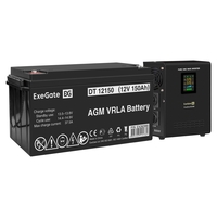UPS set ExeGate FineSine SX-800.LCD.AVR.2SH + battery DT 12150 (12V, 150Ah), 1 piece UPS set ExeGate FineSine SX-800.LCD.AVR.2SH + battery DT 12150 (12V, 150Ah), 1 piece