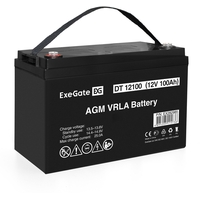 UPS set ExeGate FineSine SX-1000.LCD.AVR.2SH + battery DT 12100 (12V, 100Ah), 1 piece UPS set ExeGate FineSine SX-1000.LCD.AVR.2SH + battery DT 12100 (12V, 100Ah), 1 piece