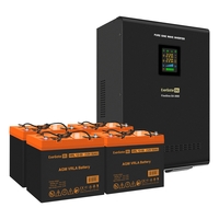 UPS set ExeGate FineSine SX-3000.LCD.AVR.2SH.T + battery HRL 12-55 (12V, 55Ah), 4 pcsece UPS set ExeGate FineSine SX-3000.LCD.AVR.2SH.T + battery HRL 12-55 (12V, 55Ah), 4 pcsece