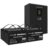 UPS set ExeGate FineSine SX-7000.LCD.AVR.2SH.T + battery DT 12100 (12V, 100Ah), 4 pcsiece UPS set ExeGate FineSine SX-7000.LCD.AVR.2SH.T + battery DT 12100 (12V, 100Ah), 4 pcsiece