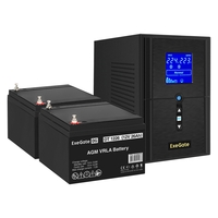 UPS set ExeGate SineTower SZ-1000.LCD.AVR.2SH.1C13.USB + battery DT 1226 (12V, 26Ah), 2 pcsece UPS set ExeGate SineTower SZ-1000.LCD.AVR.2SH.1C13.USB + battery DT 1226 (12V, 26Ah), 2 pcsece